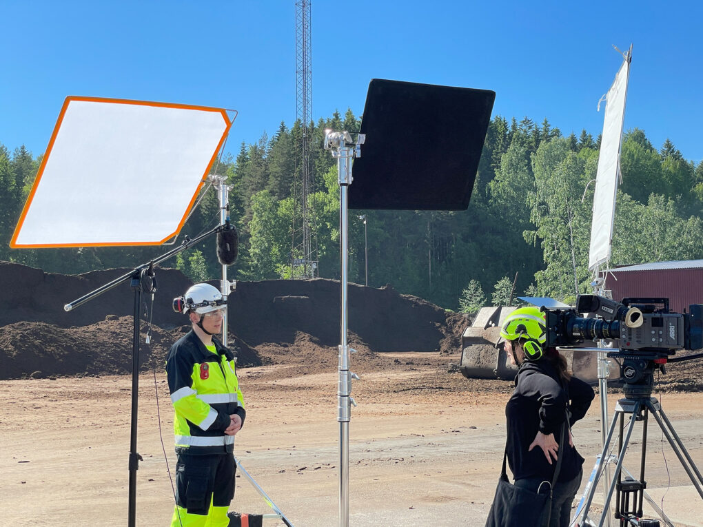 Filmproduktion för C-green i Finland